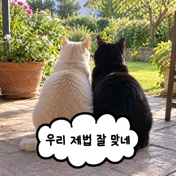 우리 제법 잘 맞네
