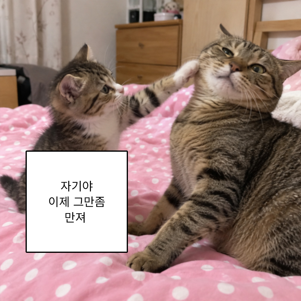 자기야 이제 그만좀 만져